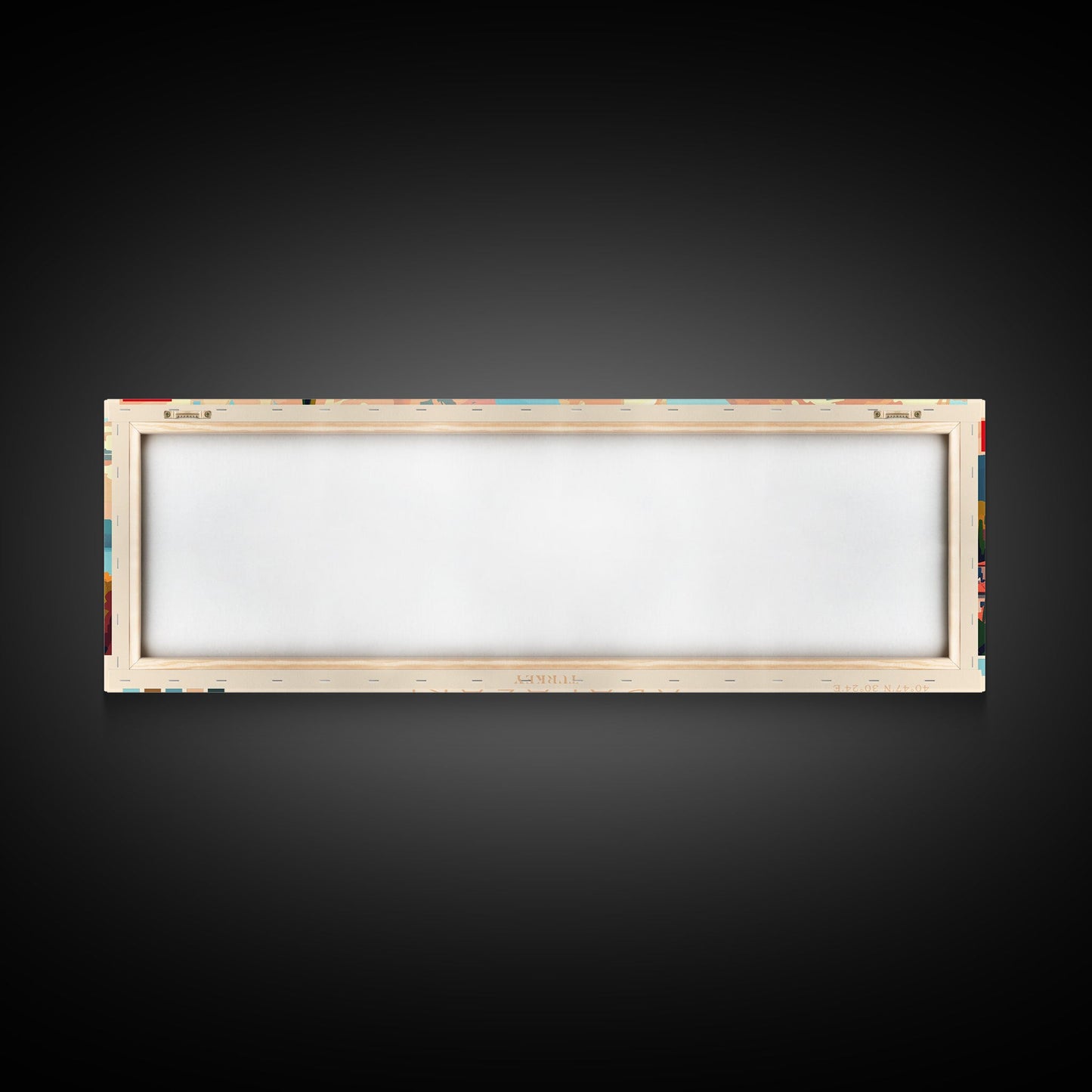 Adapazar Turkey Panoramic Travel Poster, Framed Canvas Print or Metal Wall Art, Travel Art, Home Decor, Panoramic Painting, Midcentury Art
