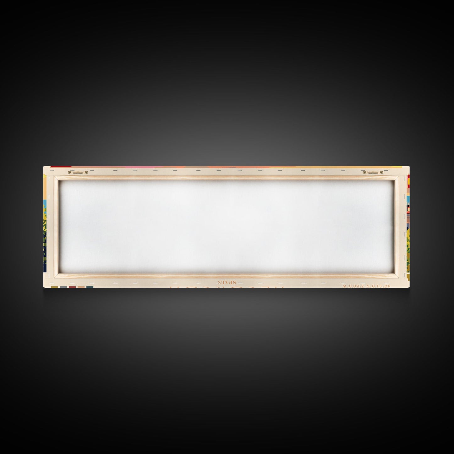 Alcorcón Spain Panoramic Travel Poster, Framed Canvas Print or Metal Wall Art, Travel Art, Home Decor, Panoramic Painting, Midcentury Art