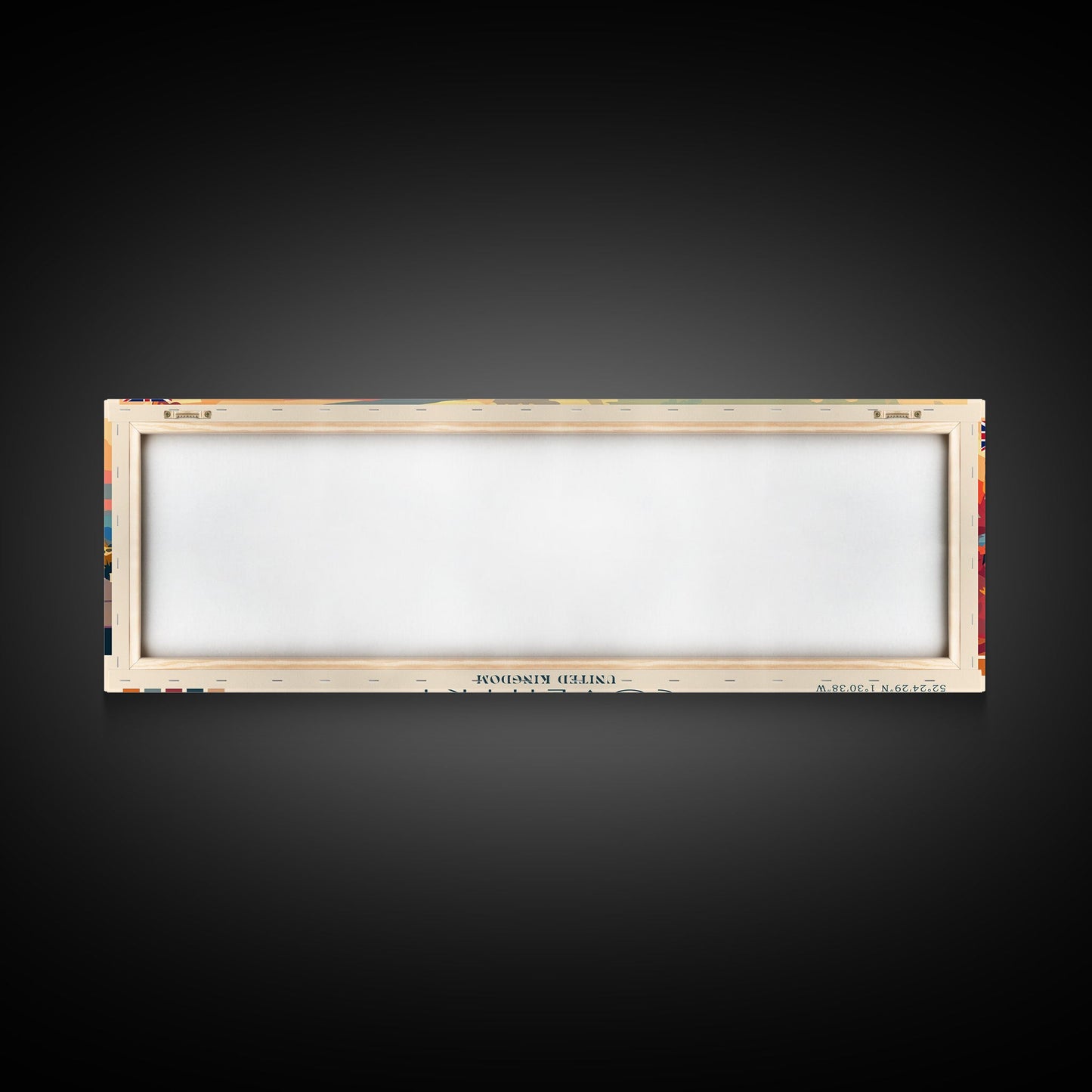 Coventry United Kingdom Wall Art, Panoramic Travel Poster, Panoramic Framed Canvas Print, City Wall Art, Wall Hanging Home Decor, Travel Art