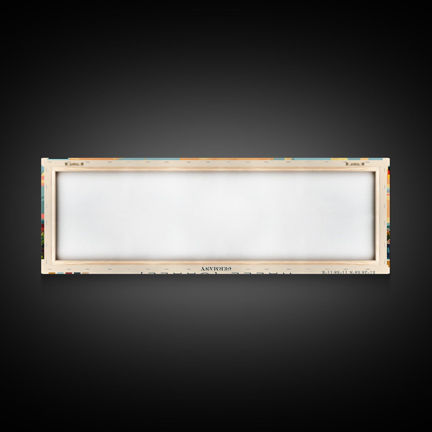 Halle Saale Germany Wall Art, Panoramic Travel Poster, Panoramic Framed Canvas Print, City Wall Art, Wall Hanging Home Decor, Travel Art