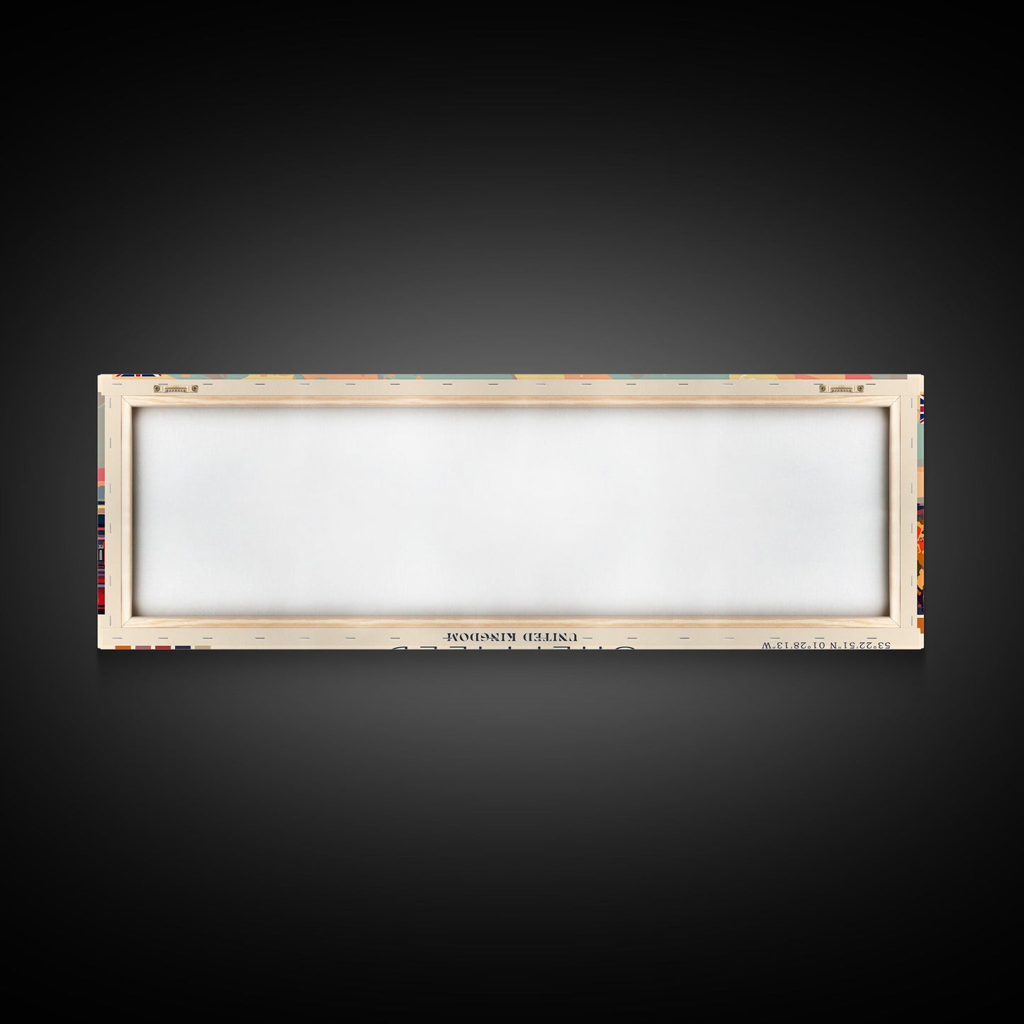 Sheffield United Kingdom Wall Art, Panoramic Travel Poster, Panoramic Framed Canvas Print, City Wall Art, Wall Hanging Home Decor, Travel Art