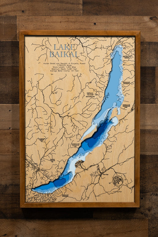 Lake Baikal in Irkutsk Oblast and Republic of Buryatia, Russia