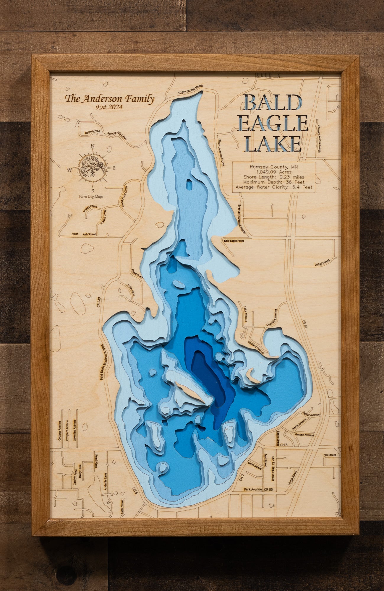 Bald Eagle Lake in Ramsey County, Minnesota