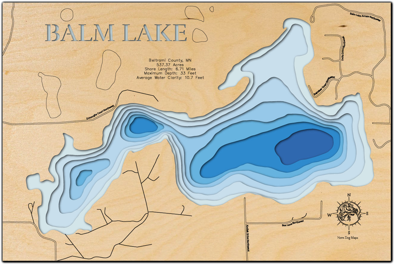 Balm Lake in Beltrami County, Minnesota