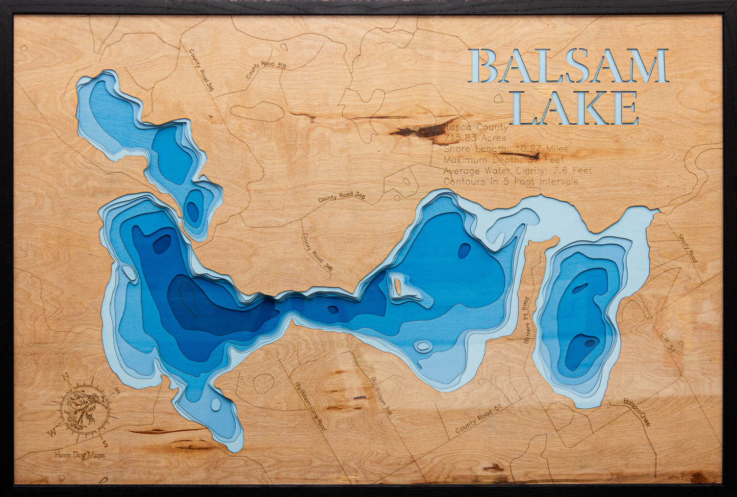 Balsam Lake in Itasca County, Minnesota