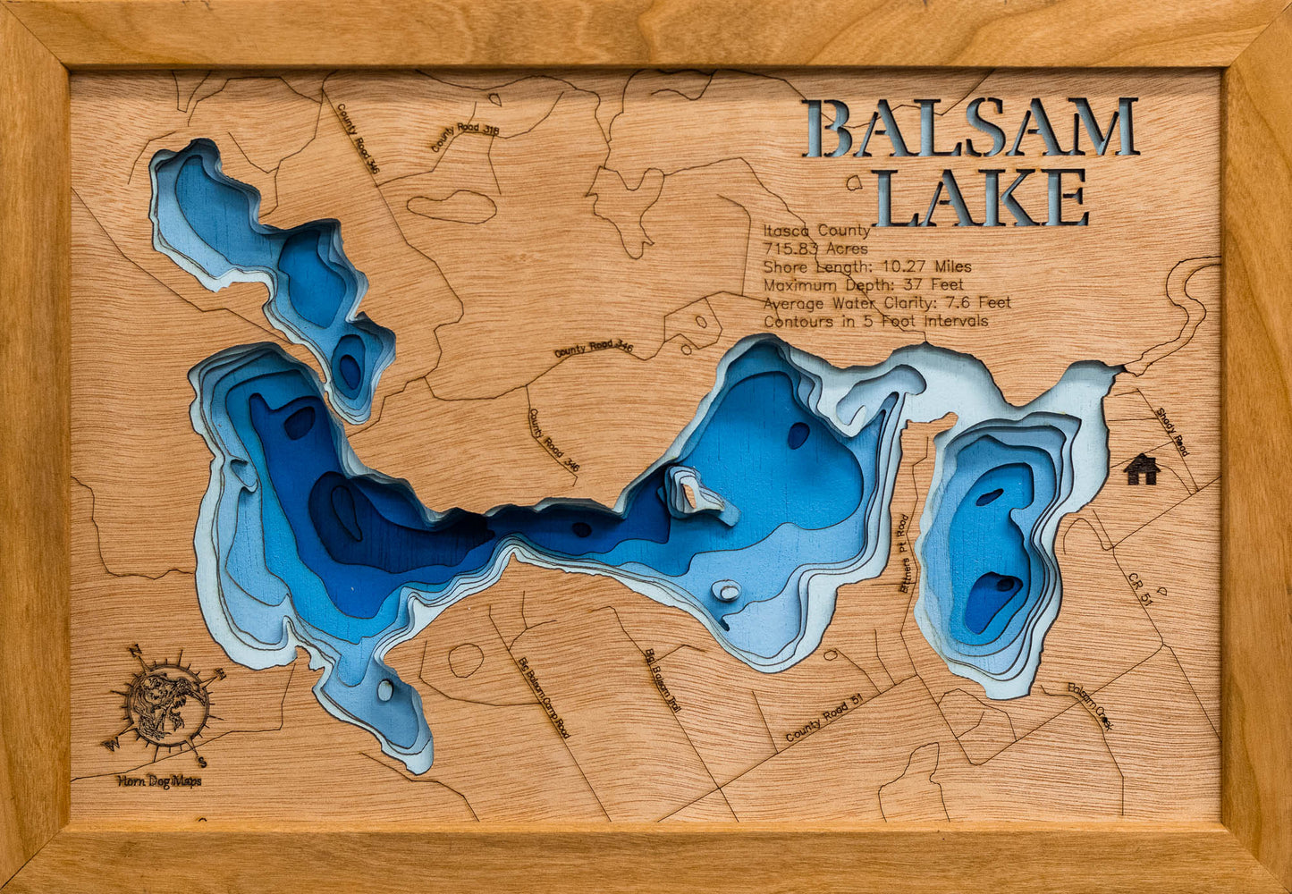 Balsam Lake in Itasca County, Minnesota