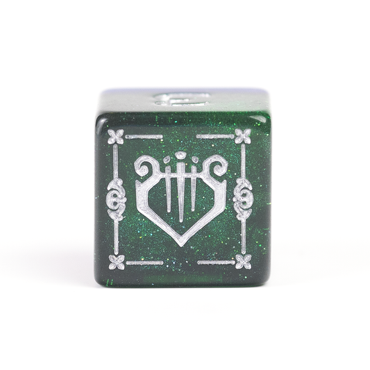 D&D Adventure Dice Set - Bard Edition | Blue/Green 15pc Collection