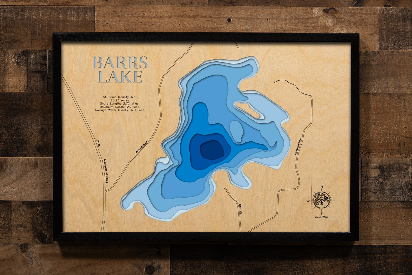 Barrs Lake in St. Louis County, Minnesota