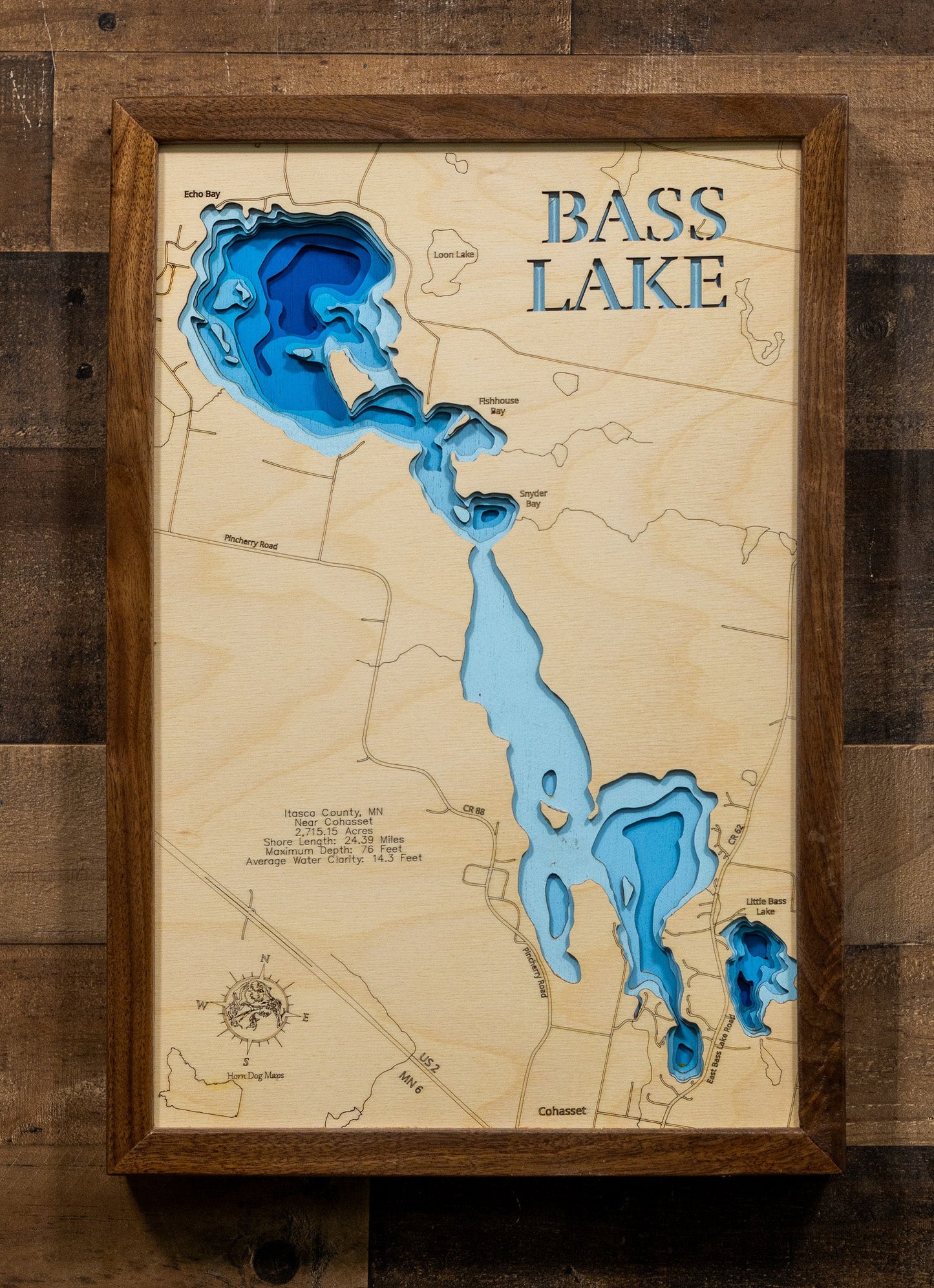 Bass Lake in Itasca County, Minnesota