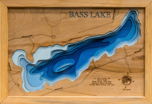 Bass Lake in St. Louis County, Minnesota