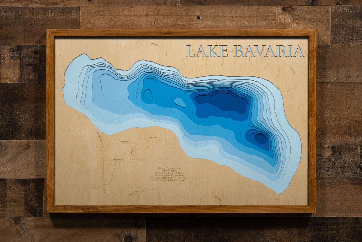 Lake Bavaria in Carver County, Minnesota