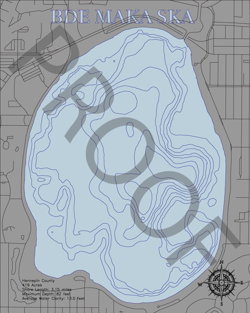 Bde Maka Ska in Hennepin County, Minnesota