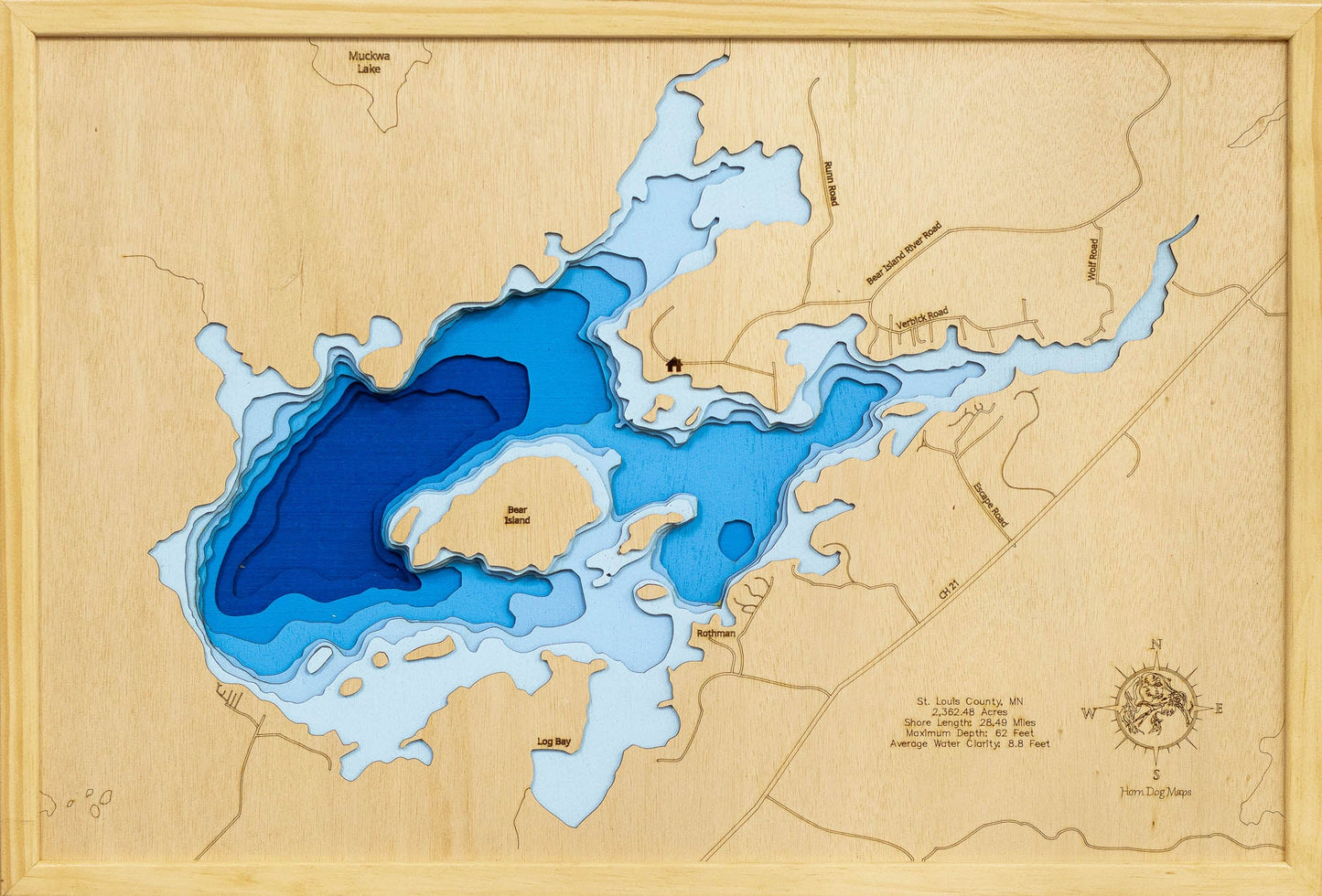 Bear Island Lake in St. Louis County, Minnesota