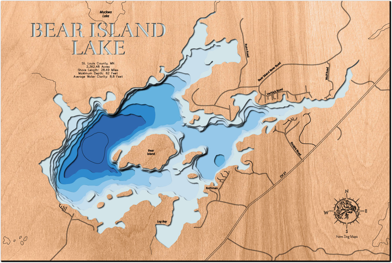 Bear Island Lake in St. Louis County, Minnesota