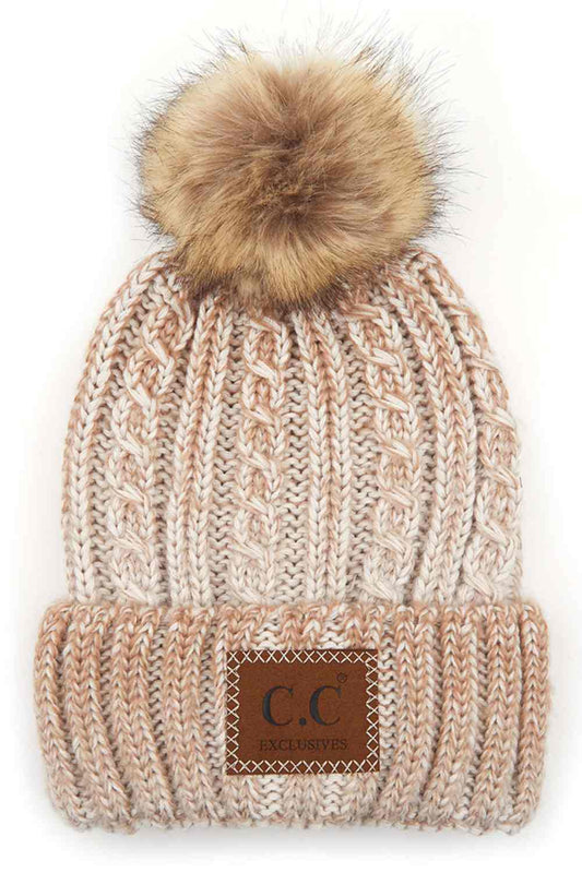 C.C Ombre Beanie with Pom
