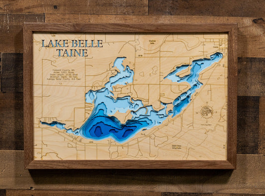 Belle Taine Lake in Hubbard County, Minnesota