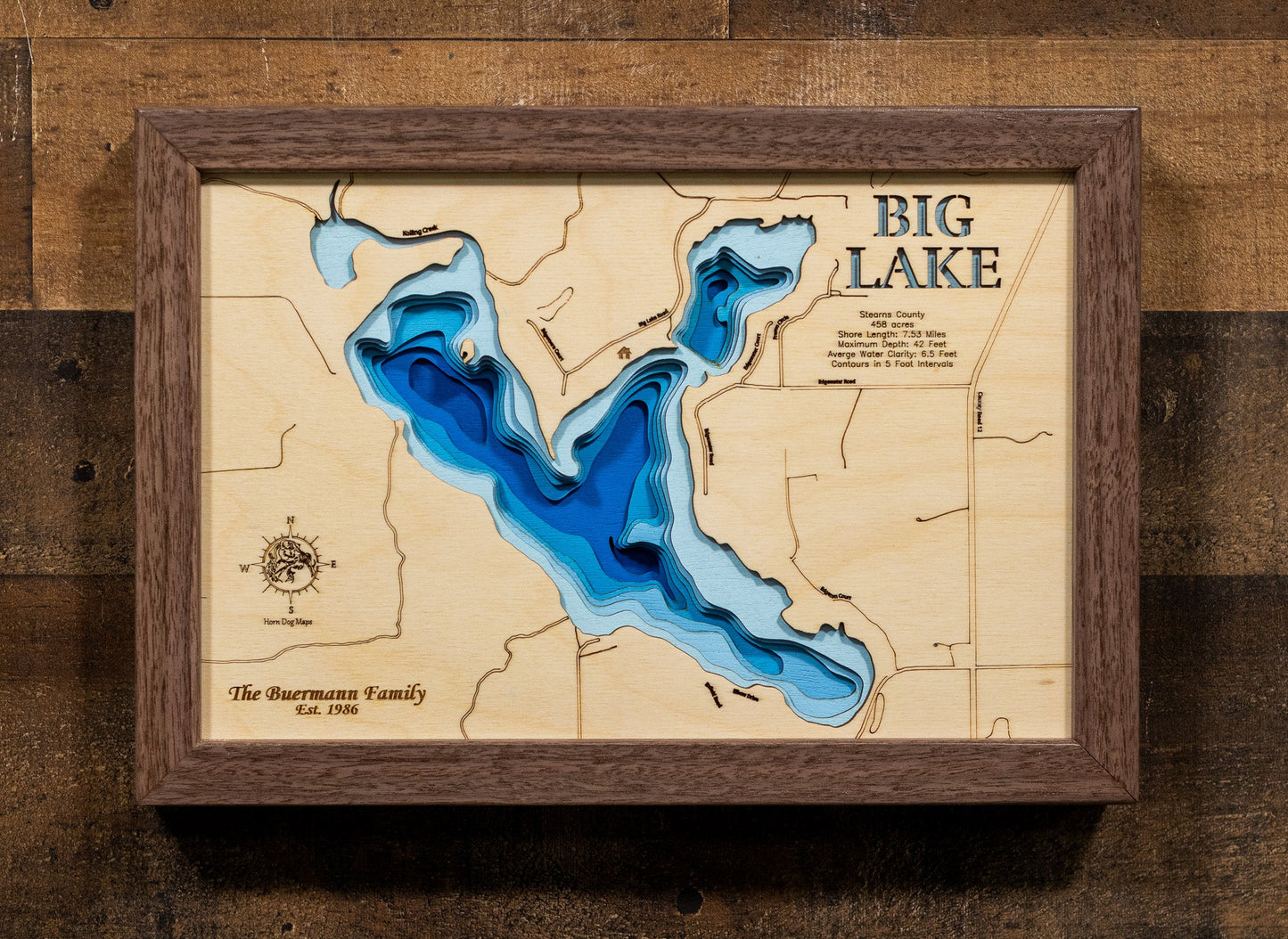 Big Lake in Stearns County, Minnesota