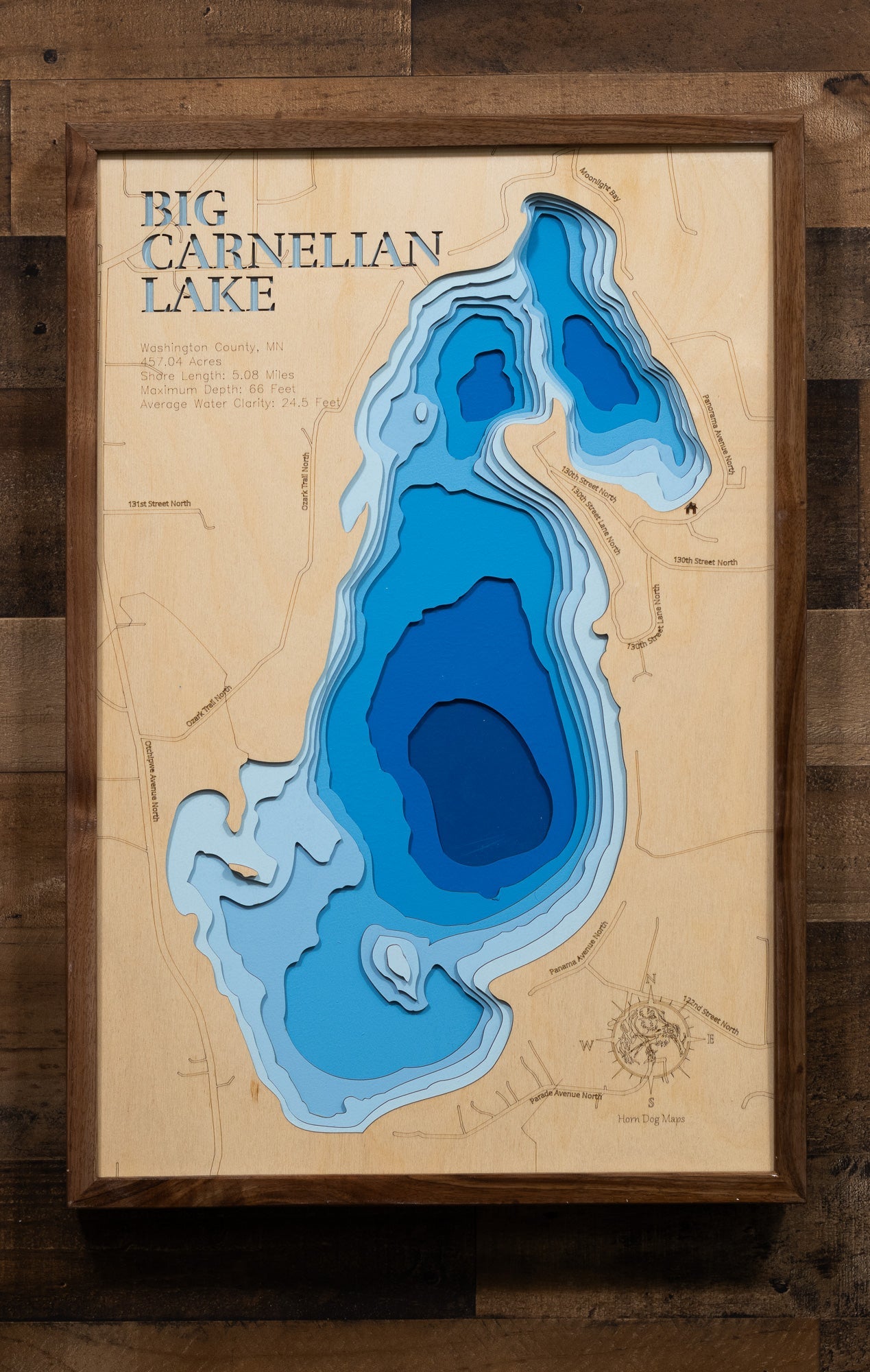 Big Carnelian Lake in Washington County, Minnesota