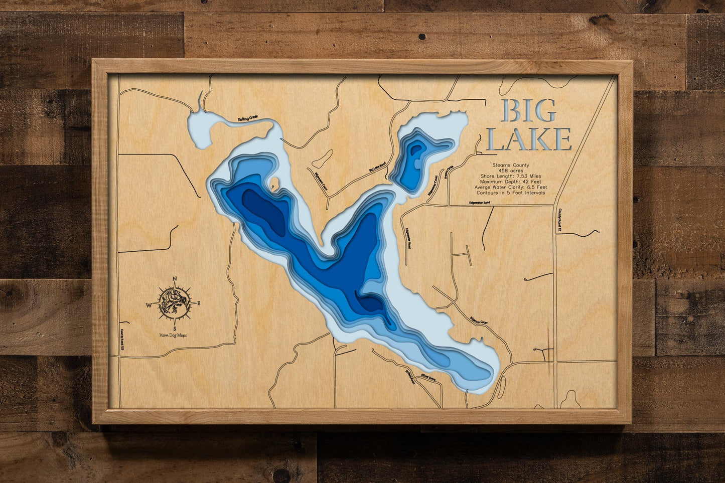 Big Lake in Stearns County, Minnesota
