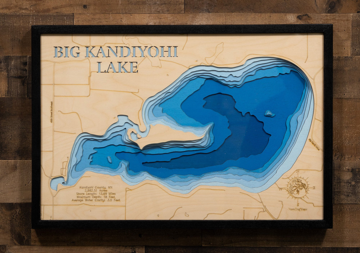 Big Kandiyohi Lake in Kandiyohi County, Minnesota