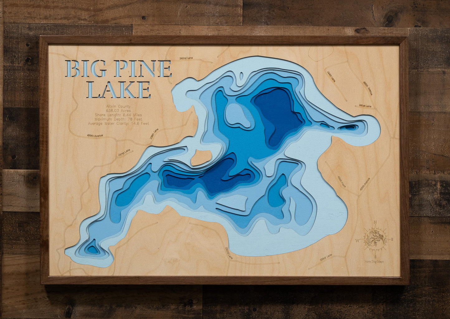 Big Pine Lake in Aitkin County, Minnesota