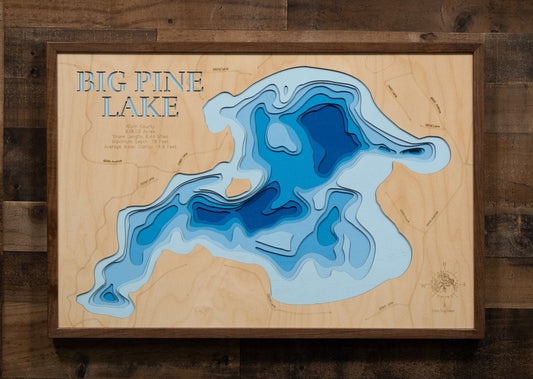 Big Pine Lake in Aitkin County, Minnesota
