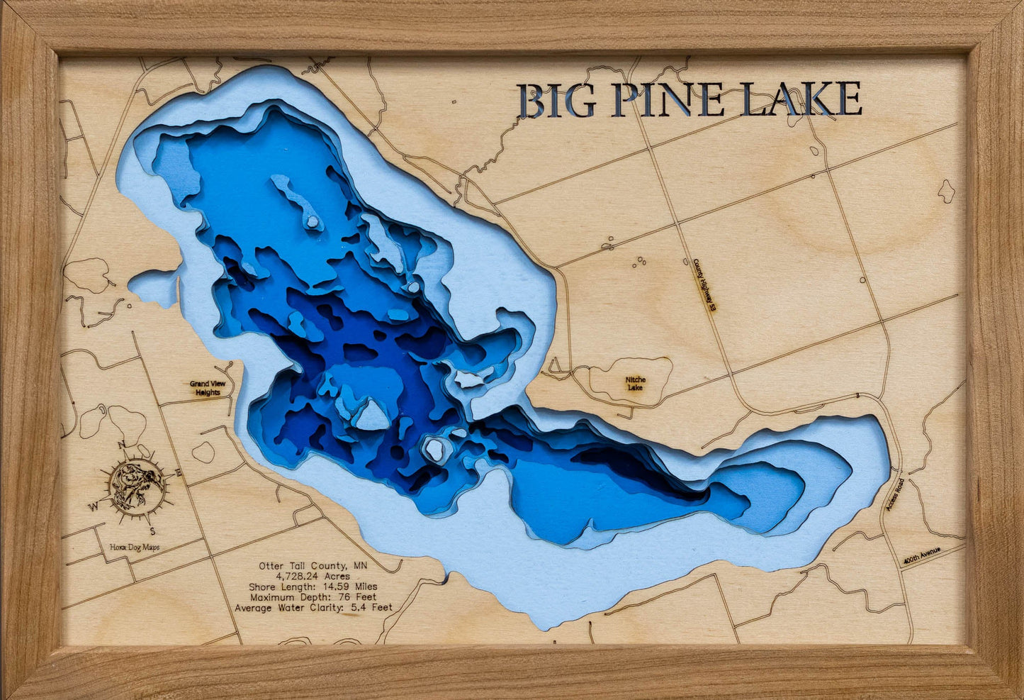 Big Pine Lake in Otter Tail County, Minnesota