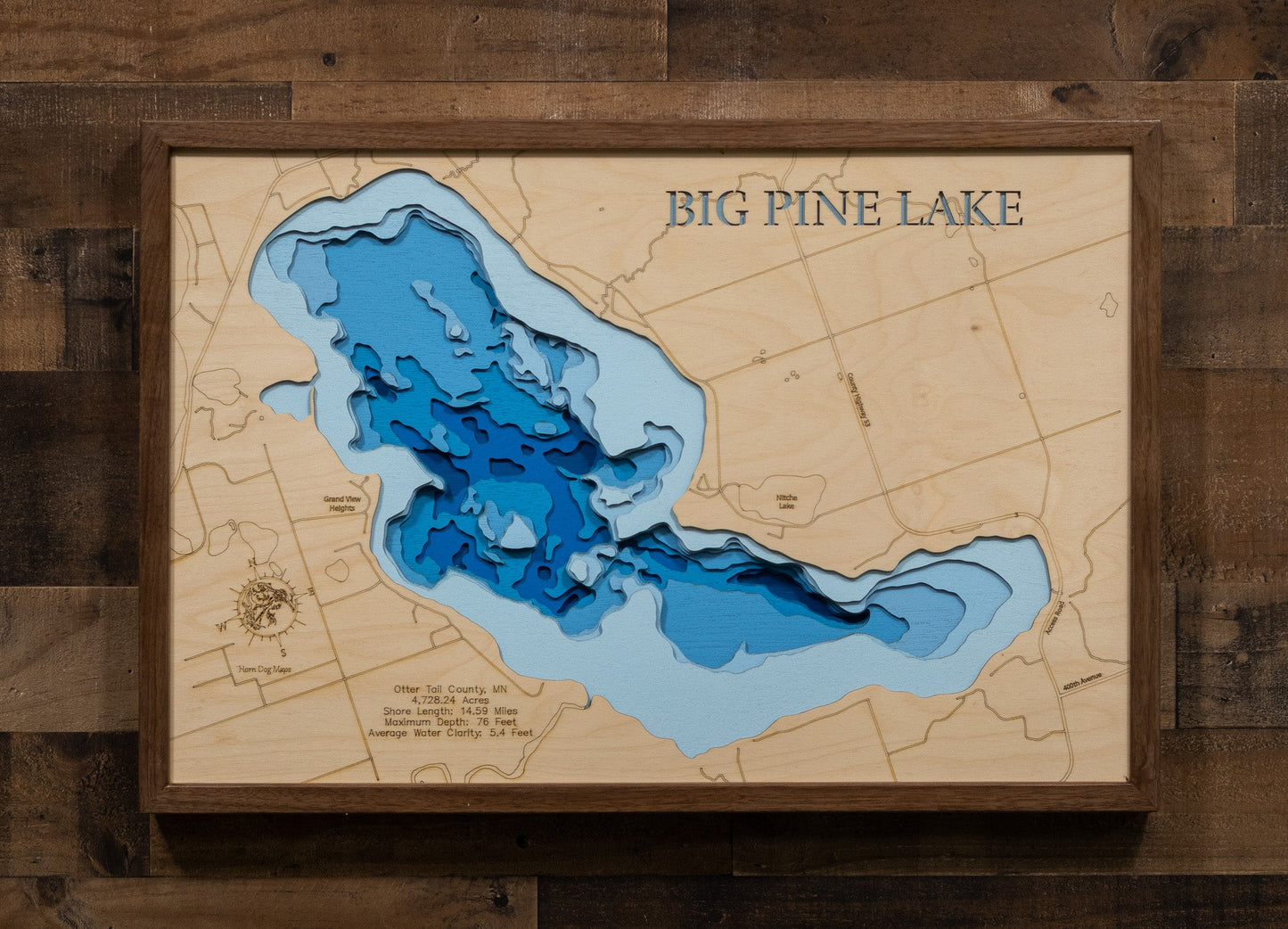 Big Pine Lake in Otter Tail County, Minnesota