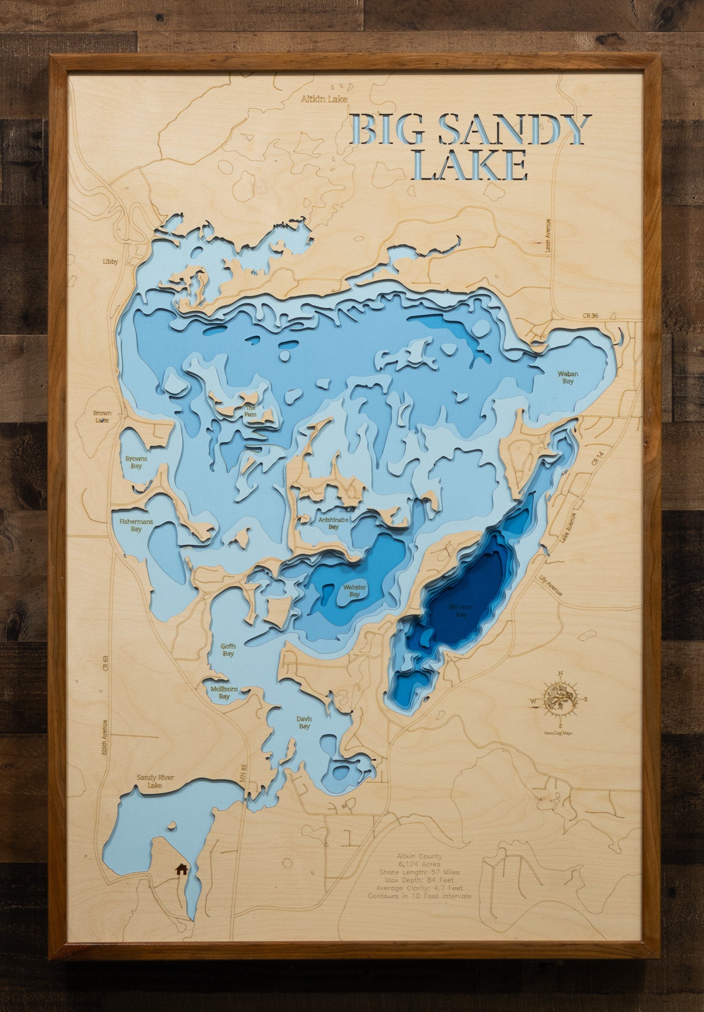 Big Sandy Lake in Aitkin County, Minnesota