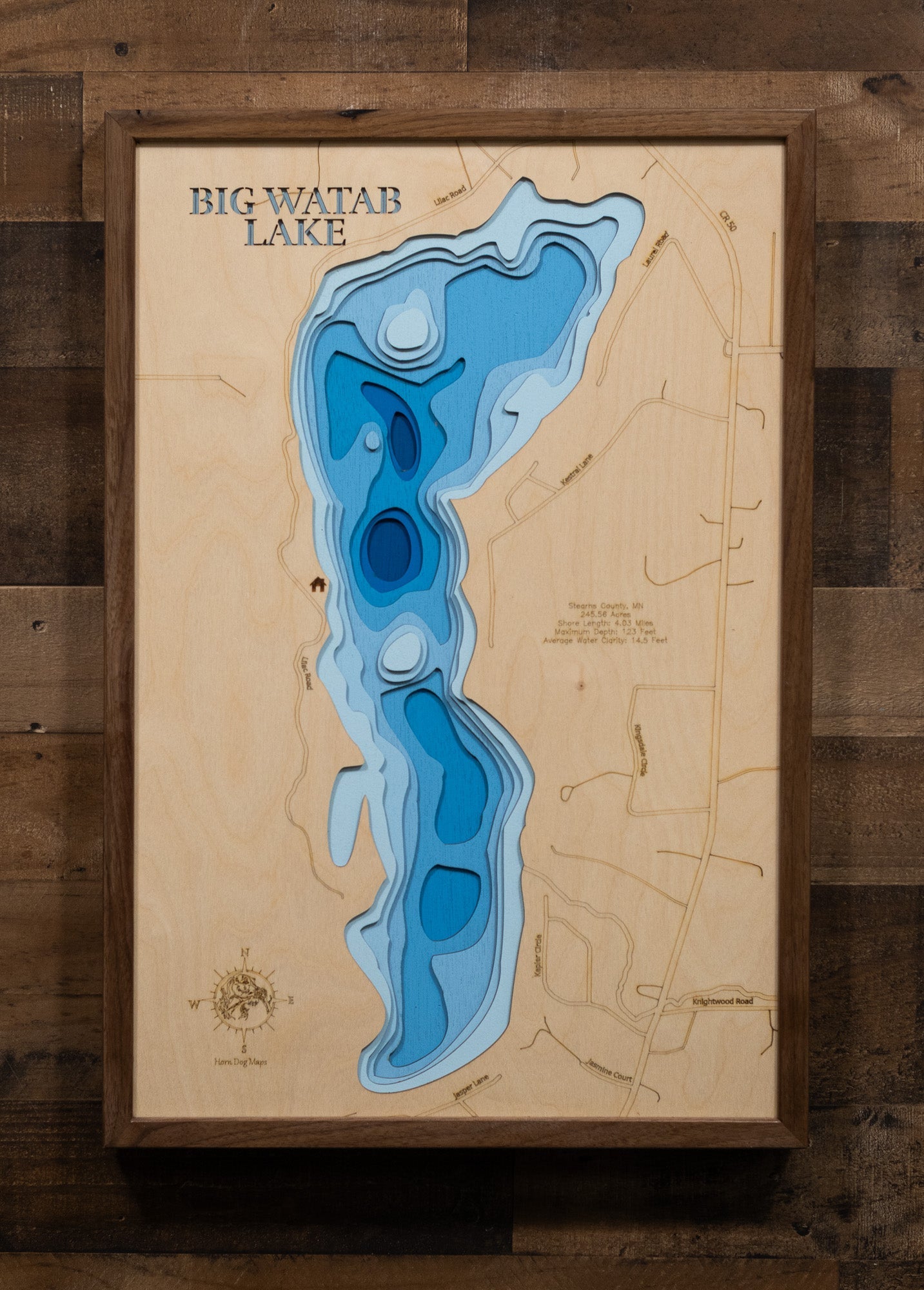 Big Watab Lake in Stearns County, Minnesota