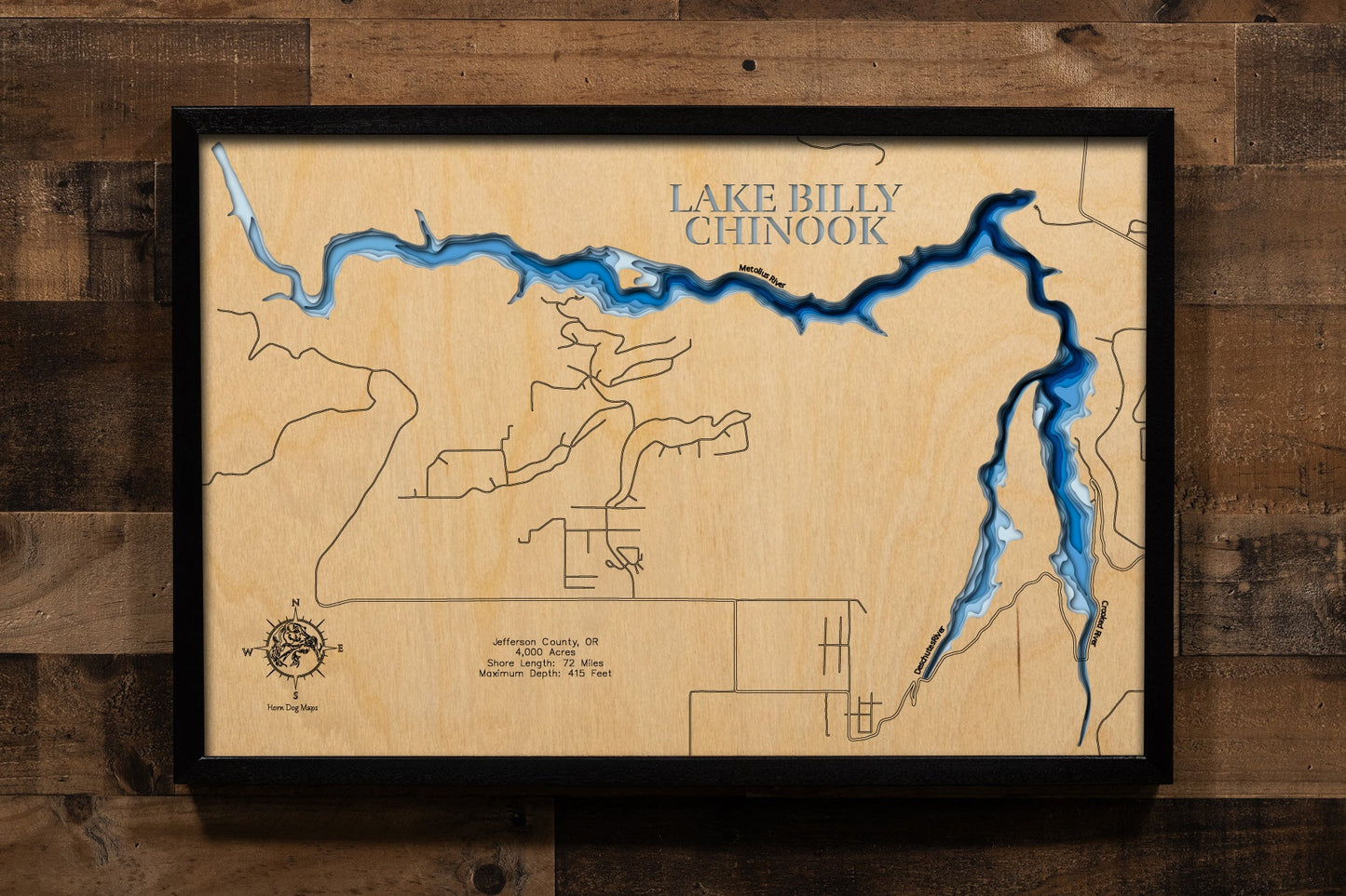 Lake Billy Chinook in Jefferson County, Oregon