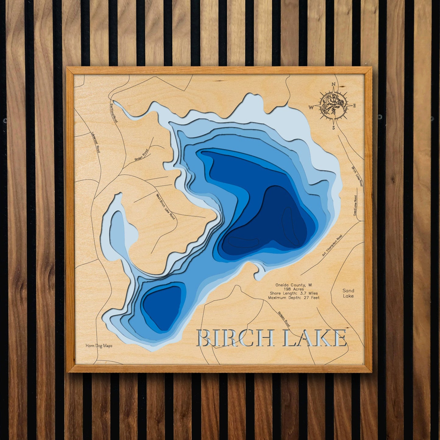 Birch Lake in Oneida County, Wisconsin