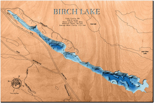 Birch Lake in Cook County, Minnesota