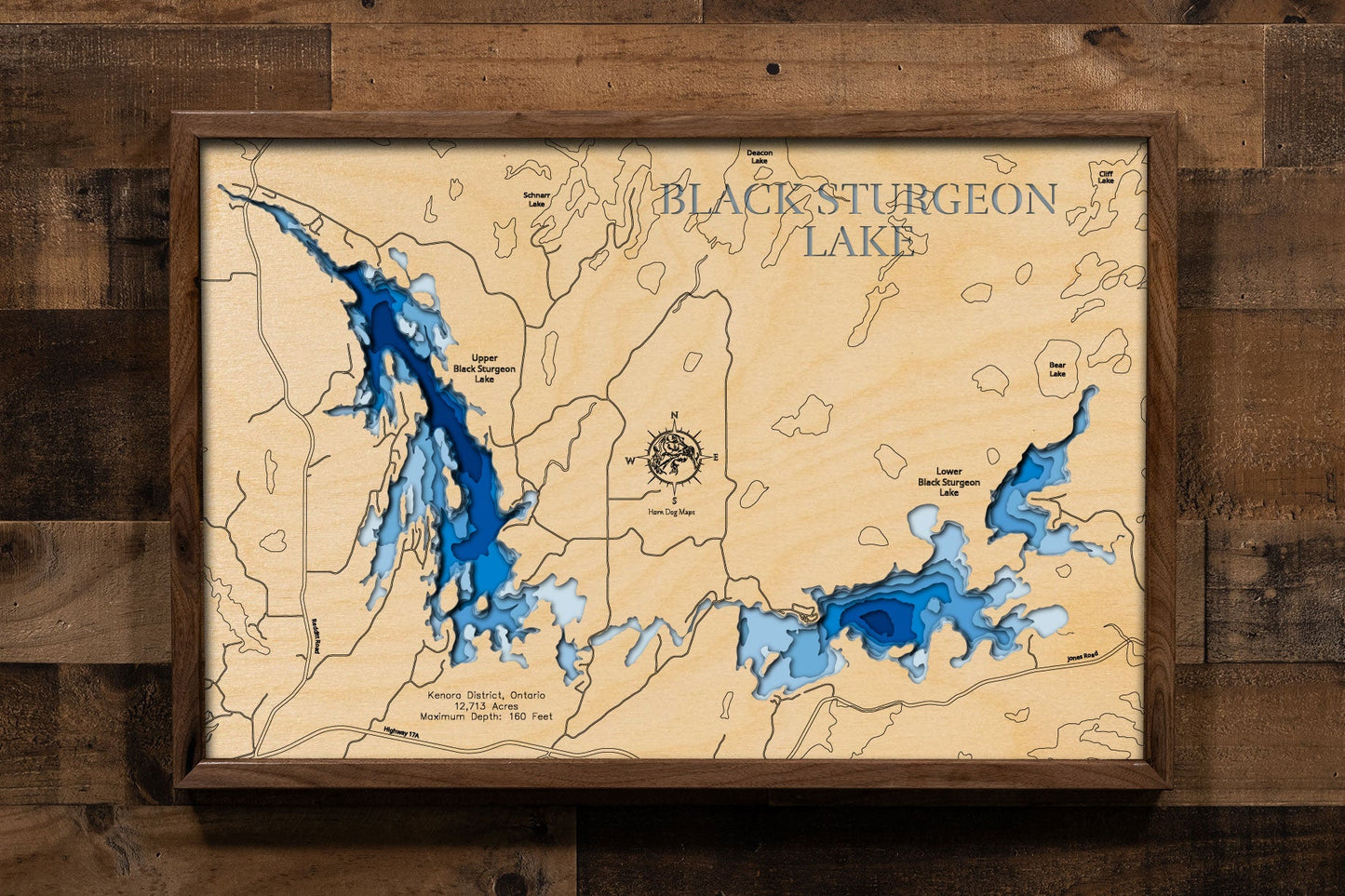 Black Sturgeon Lake in Kenora District, Ontario