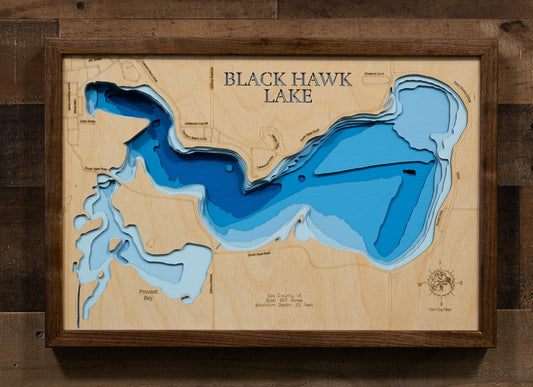 Black Hawk Lake in Sac County, Iowa