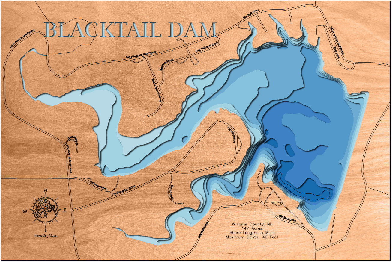 Blacktail Dam in Williams County, North Dakota