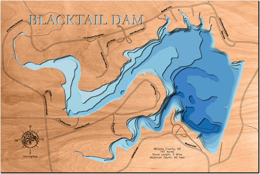 Blacktail Dam in Williams County, North Dakota