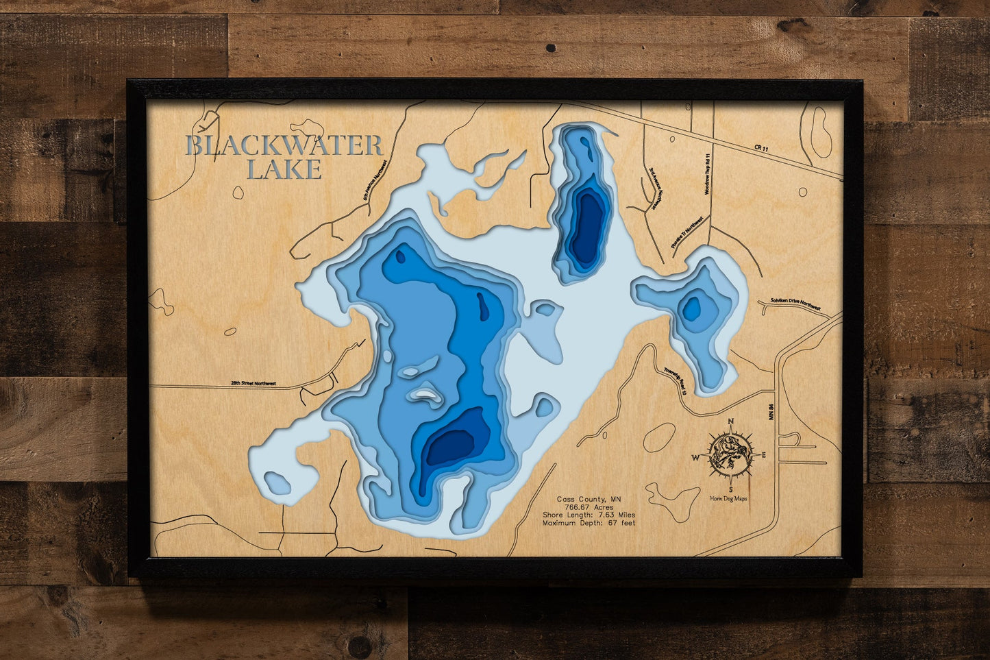 Blackwater Lake in Cass County, Minnesota
