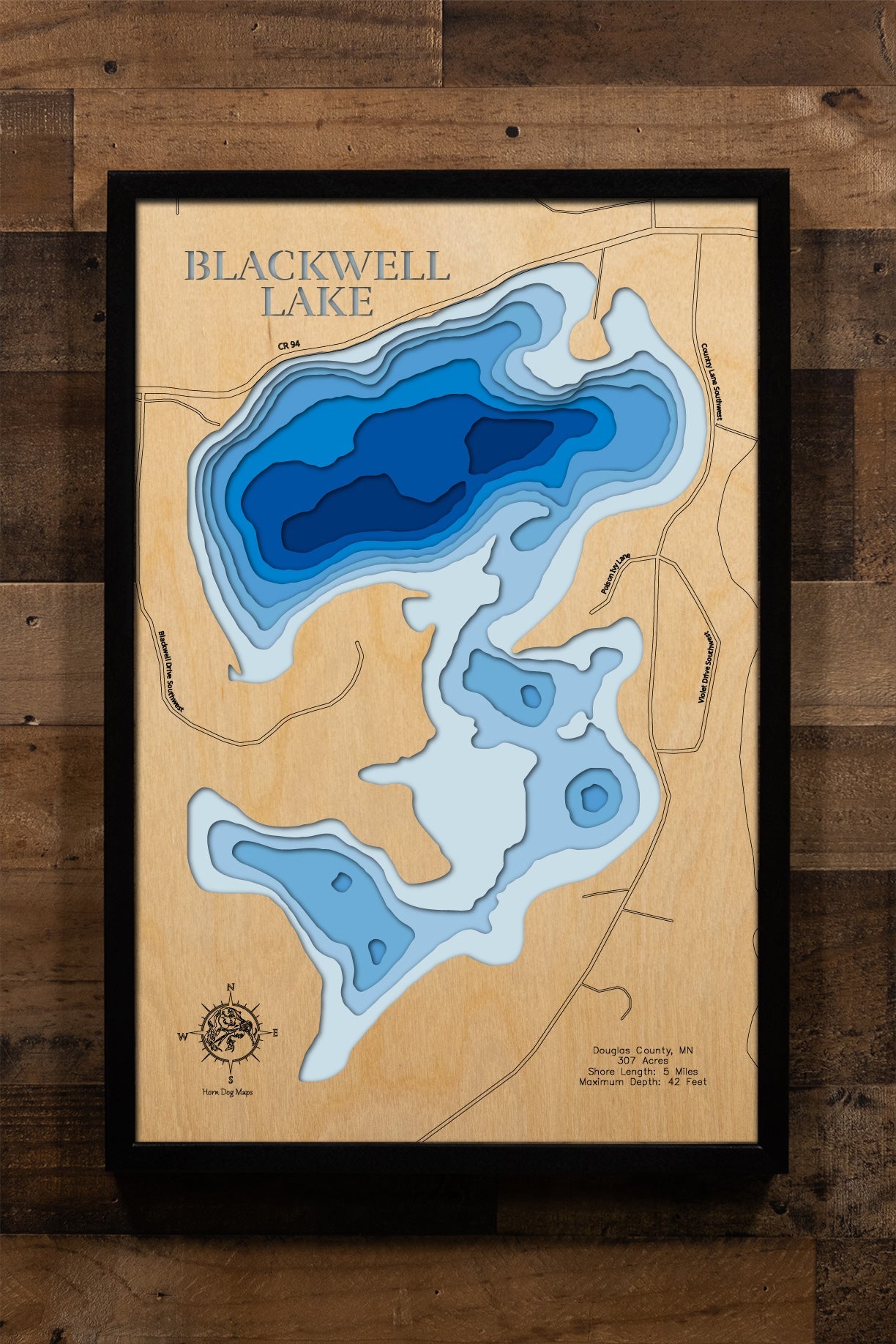 Blackwell Lake in Douglas County, Minnesota