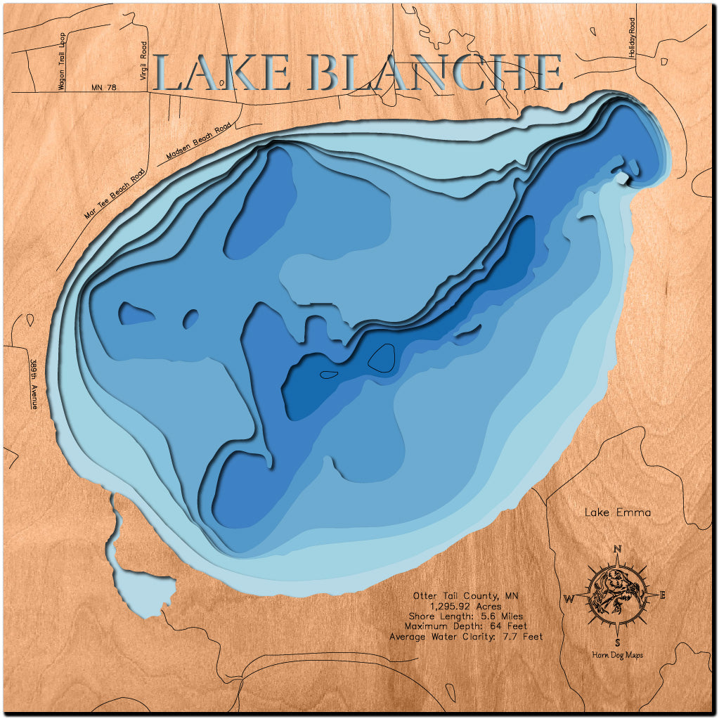 Blanche Lake in Otter Tail County, Minnesota