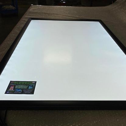 2-PACK Glowbox "World Famous" LED Poster Frames