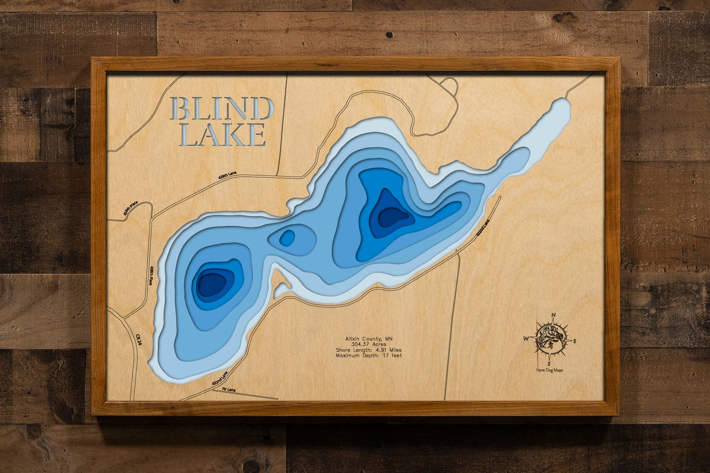 Blind Lake in Aitkin County, Minnesota