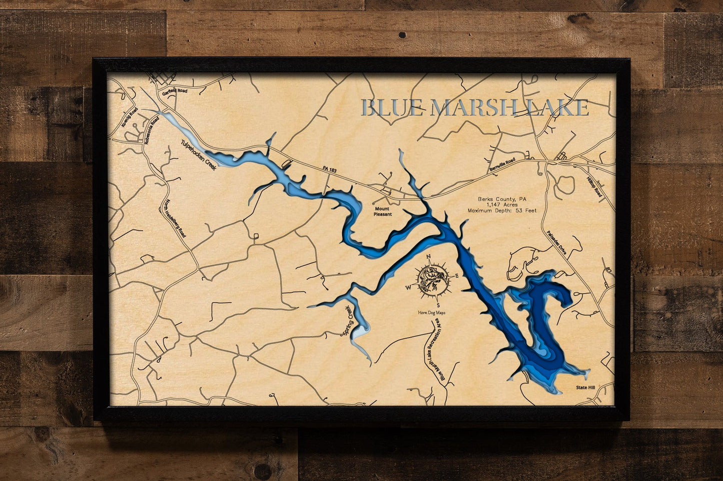 Blue Marsh Lake in Berks County, Pennsylvania