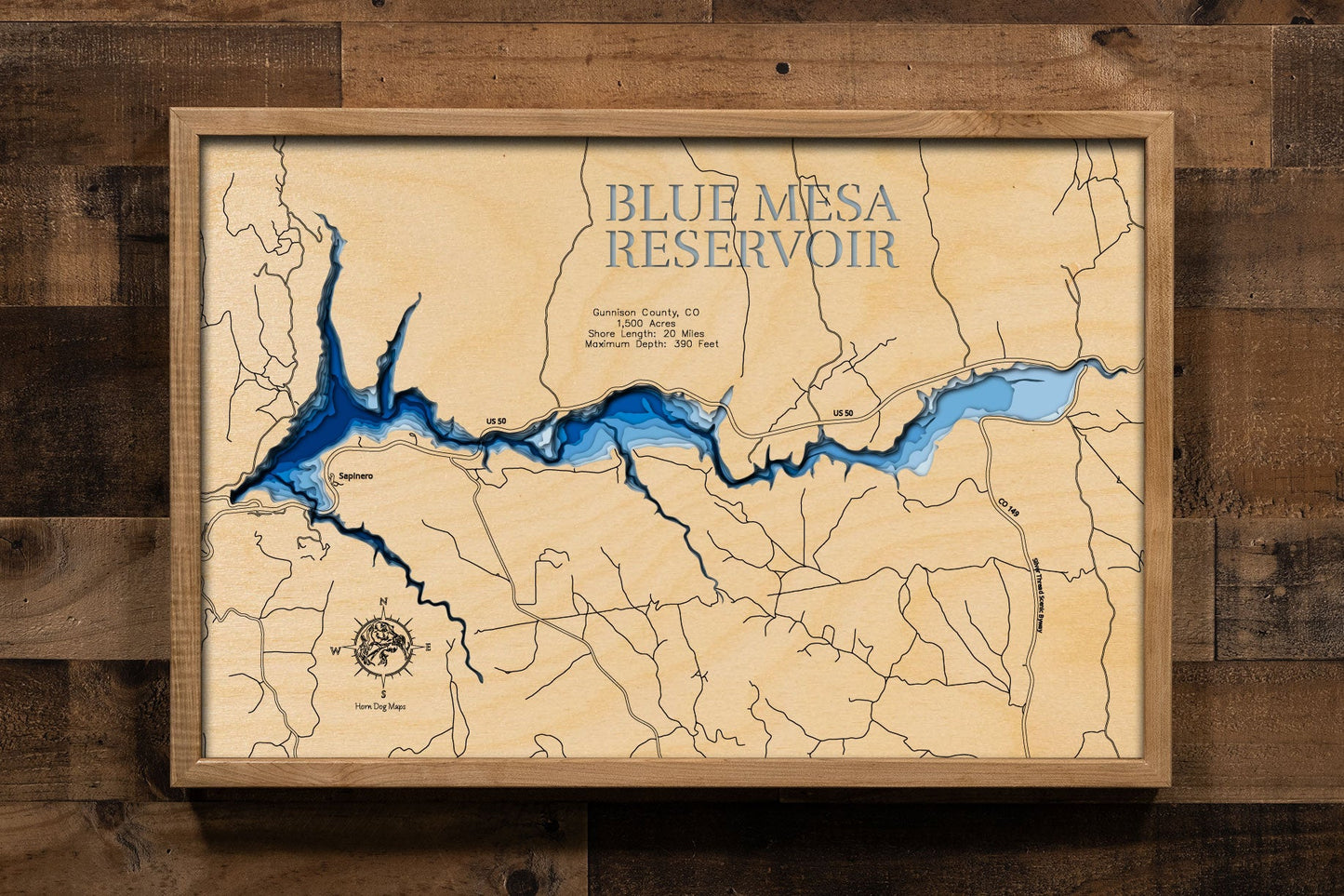 Blue Mesa Reservoir in Gunnison County, Colorado