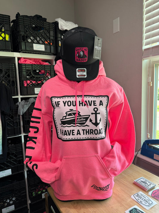 Boat Throat Hoodie by Luckless Outfitters