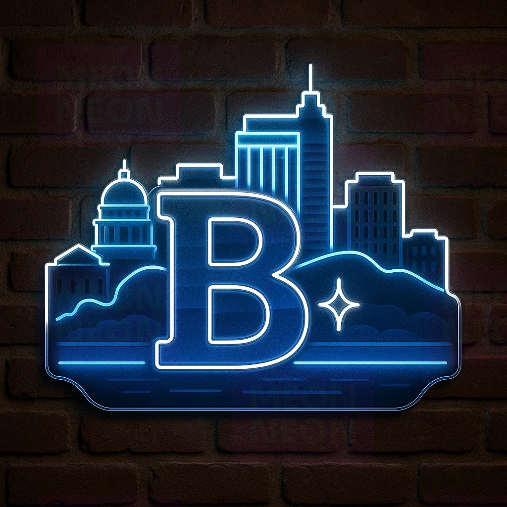 Boise City Lights LED Neon Sign