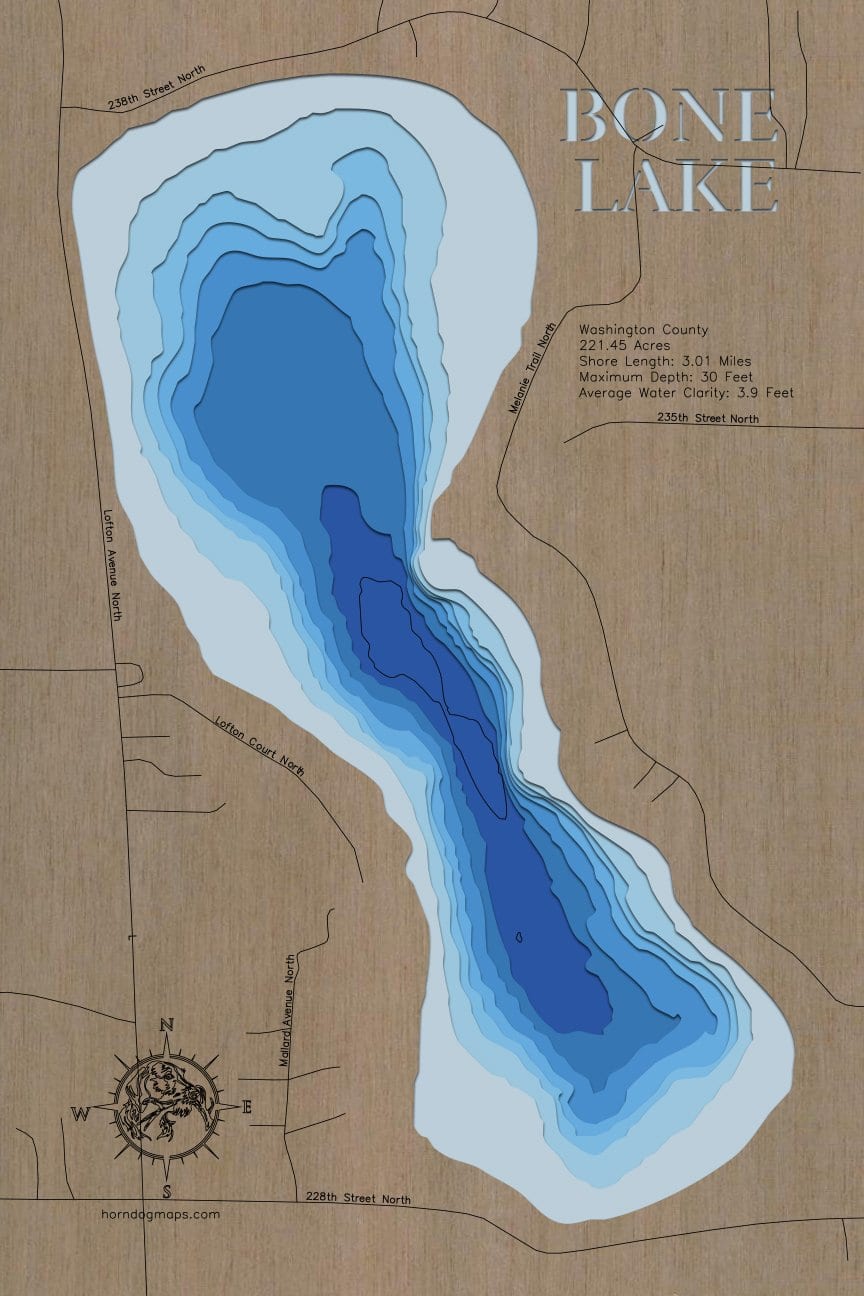Bone Lake in Washington County, Minnesota