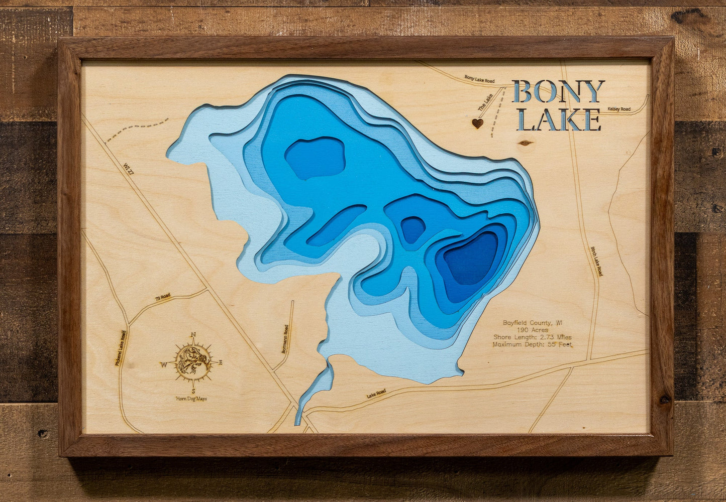 Bony Lake in Bayfield County, Wisconsin