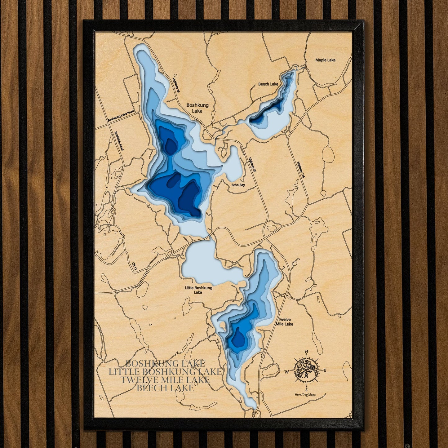 Boshkung, Little Boshkung, and Twelve Mile Lakes in Haliburton County, Ontario