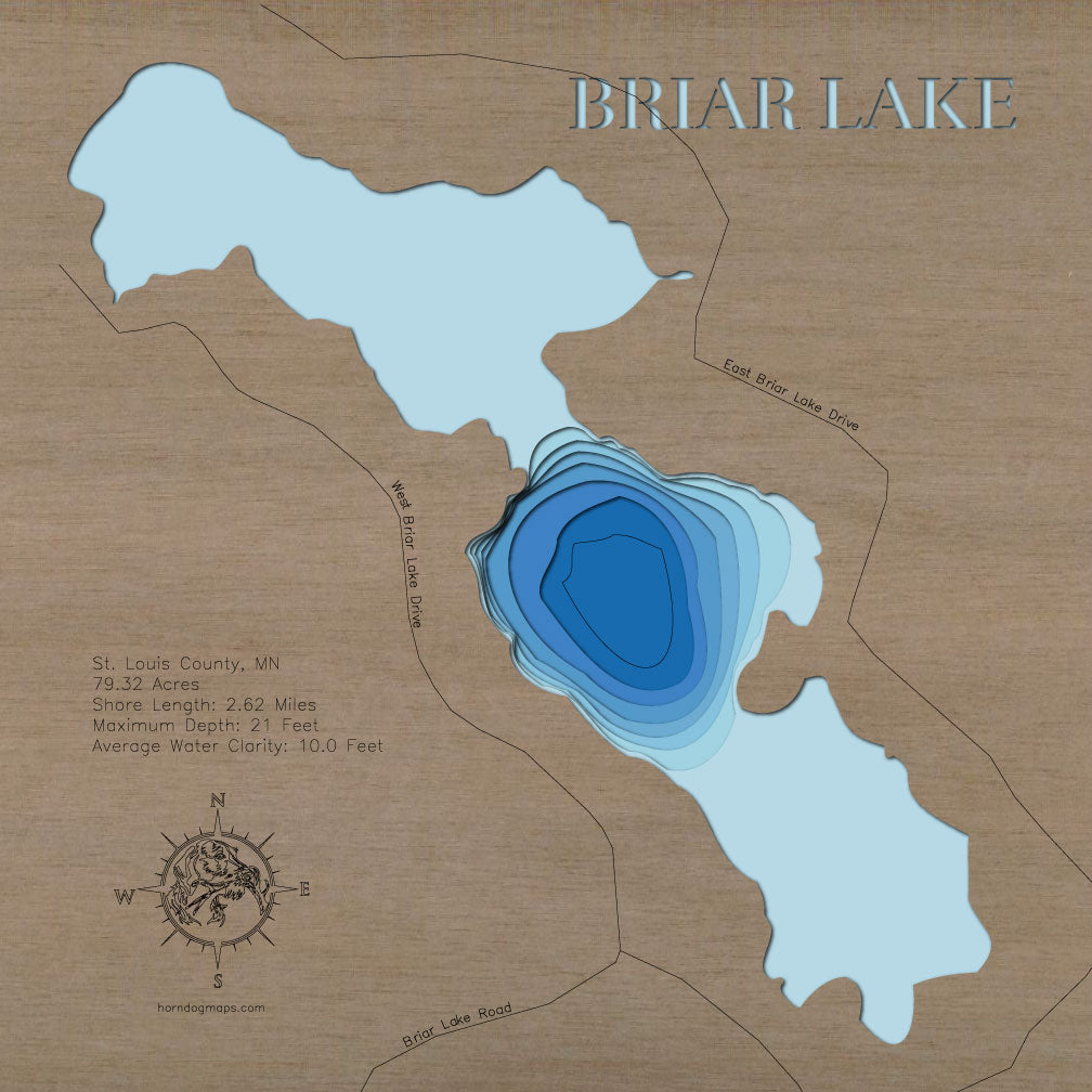 Briar Lake in St. Louis County, Minnesota